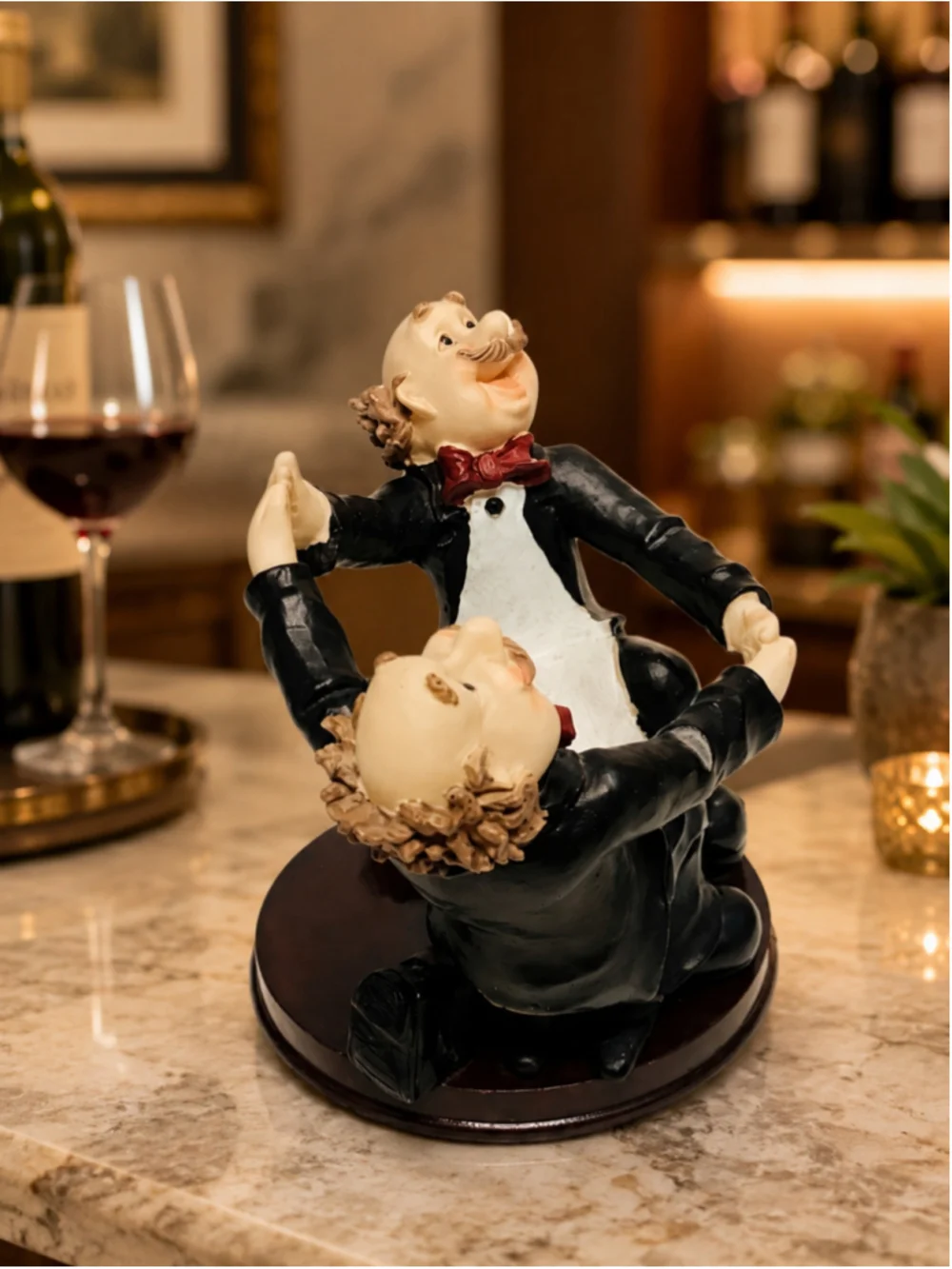 Wine Waiter Bottle Holder – Decorative Wine Bottle Display